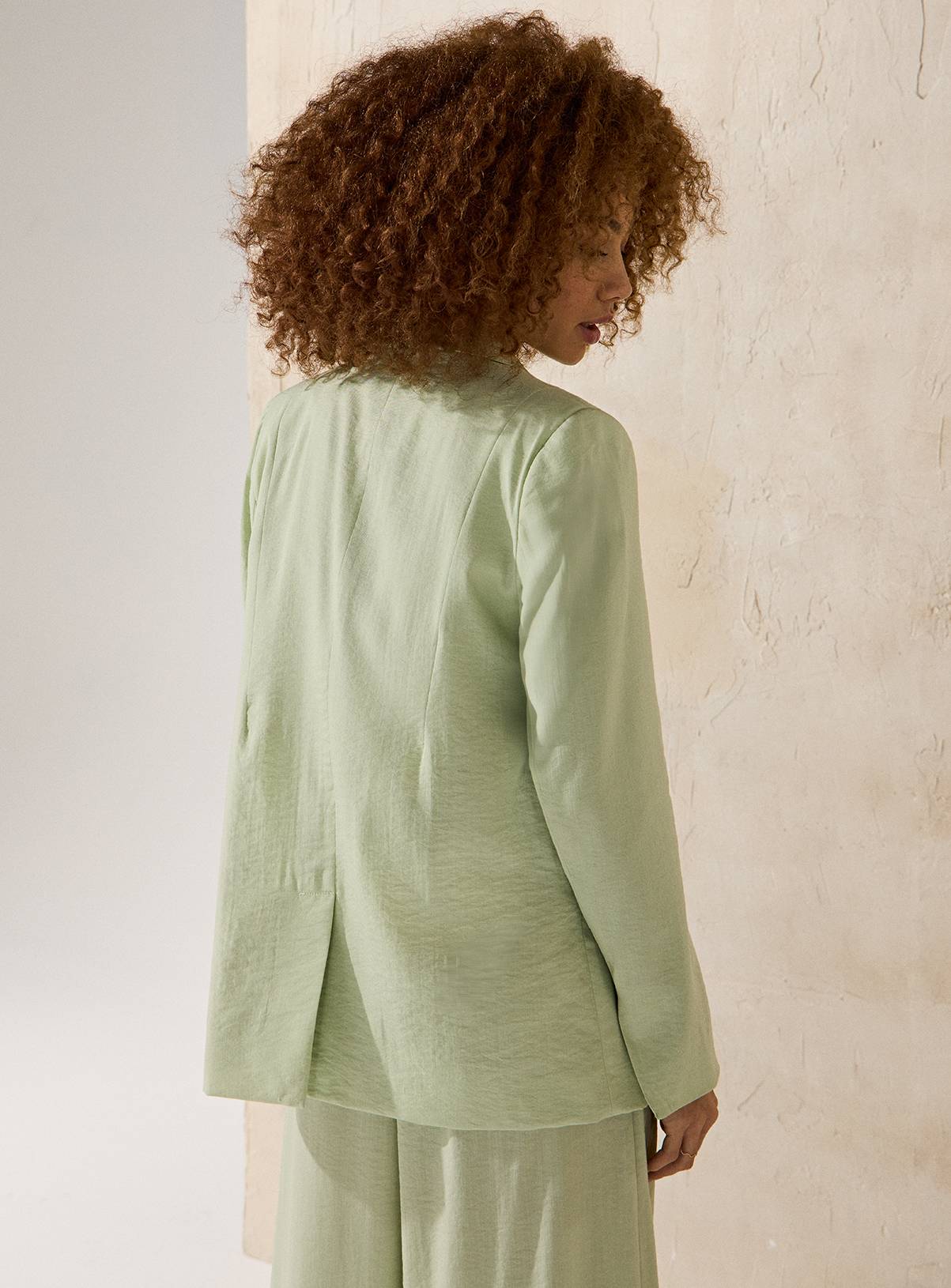 EVERBELLE Green Soft Tailored Co-ord Blazer 22 - Image 4